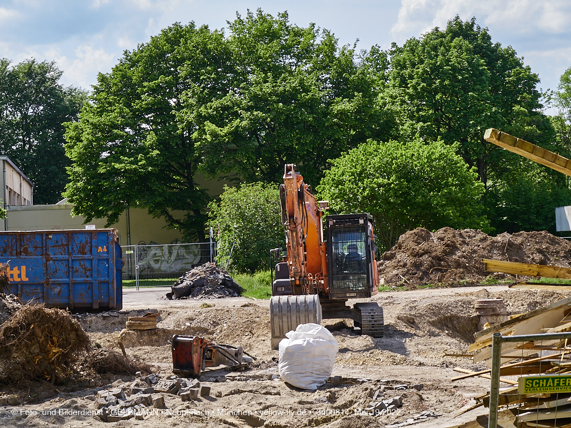19.05.2022 - Baustelle am Haus für Kinder in Neuperlach